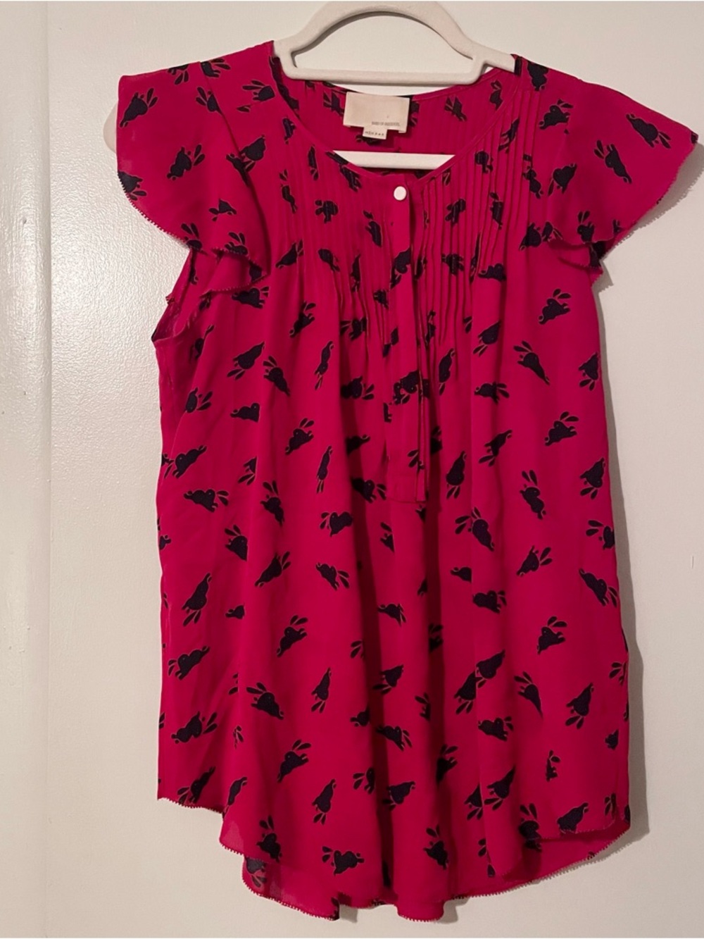 Band Of Outsiders Blouse with Black Print